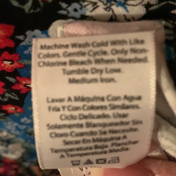 NWT Time and Tru beautiful multi color dress with pockets XXL(20) or XXXL(22) - Picture 8 of 14